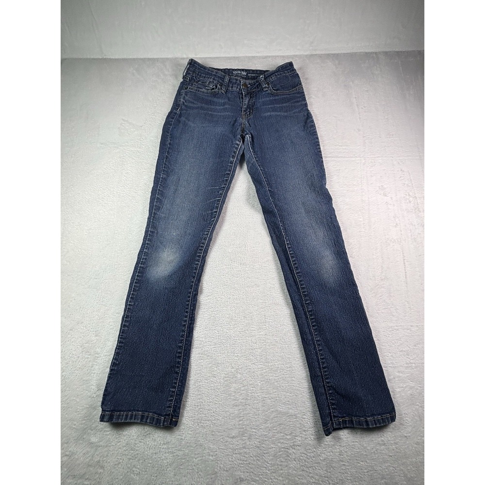 Signature Levi Strauss & Co Jeans Women's 8 Blue Modern Straight Denim Jeans